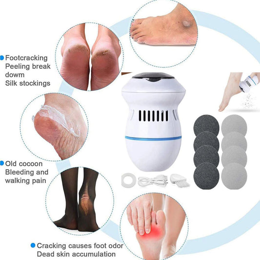 Electric Foot Grinder Callus Remover Foot Pedicure Tools Rechargeable